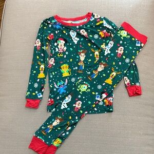Little Sleepies Disney bamboo pajamas - Green and Red